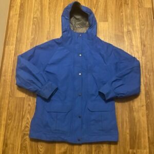 Vintage 90s Cabela's‎ Gore-Tex Jacket Men Medium Blue Nylon Thinsulate 3M